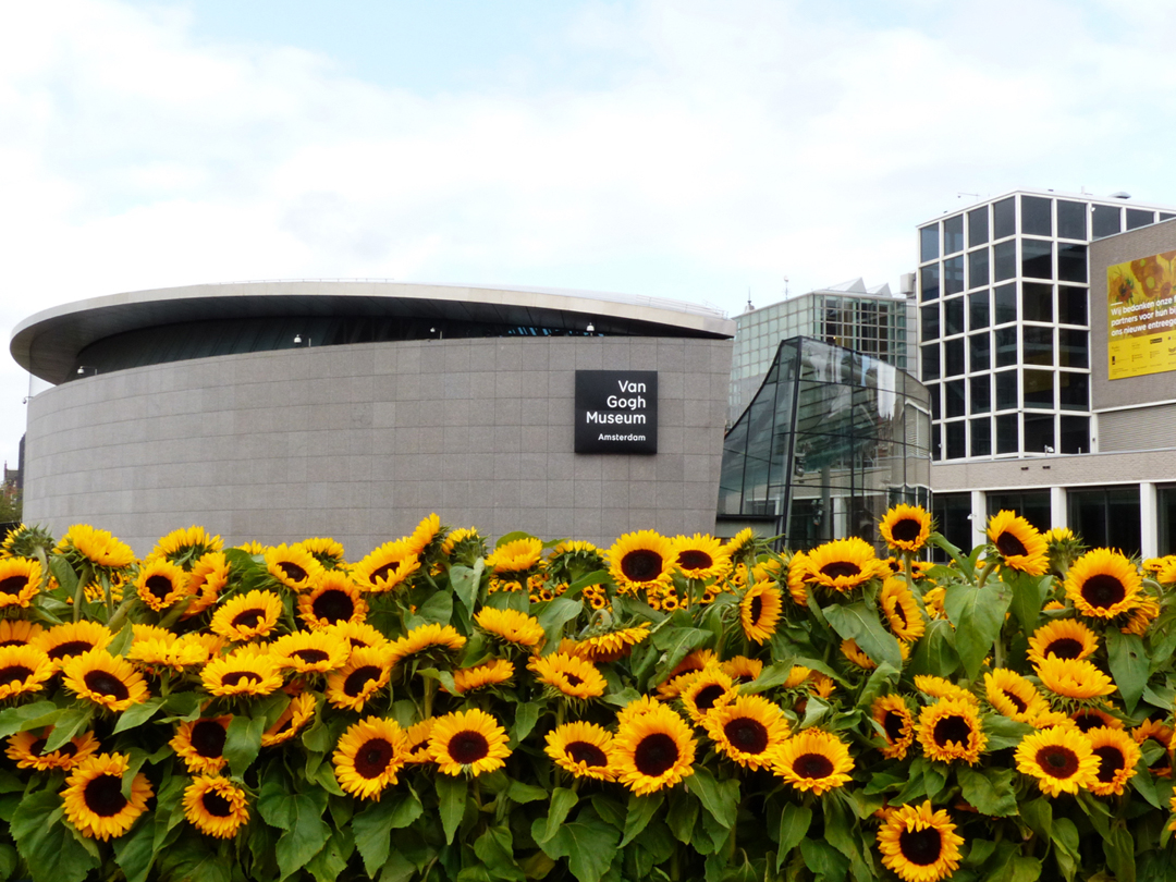 van-gogh-museum_sunflowers-at-opening-new-entrance_photo-by-conscious-travel-guide-amsterdam